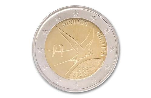 2 euro Boerenzwaluw (nationale vogel) 2023 - Estland, Postzegels en Munten, Munten | Europa | Euromunten, Verzenden