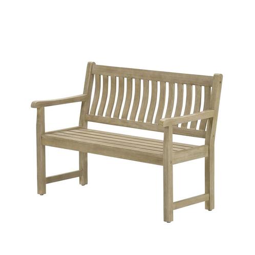 Garden Impressions Cato parkbank L110 - eucalyptus white, Tuin en Terras, Tuinsets en Loungesets, Verzenden
