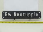 Lokschild BW Neuruppin (Spoorwegen 1:1), Verzamelen, Spoorwegen en Tramwegen, Ophalen of Verzenden, Gebruikt, Overige typen