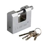 Blokslot extra stevig - 70mm - 4 sleutels - Gietijzer, Ophalen of Verzenden, Nieuw, IJzer, Slot