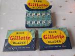 Blue Gillette Blades - 3 Displays - Reclamebord (3) - Anders, Antiek en Kunst