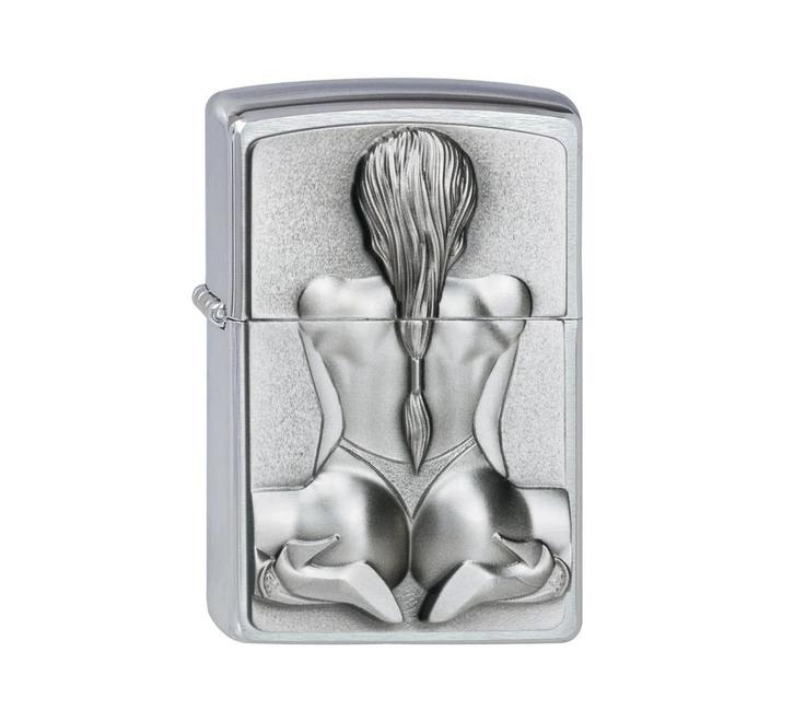 Zippo Kneeling Girl, Verzamelen, Rookartikelen, Aanstekers en Luciferdoosjes, Aansteker, Verzenden