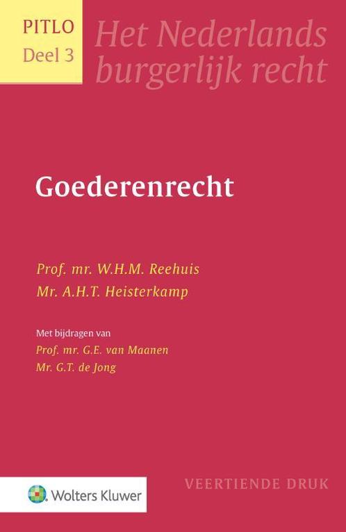 Pitlo 3   Goederenrecht 9789013143874, Boeken, Studieboeken en Cursussen, Zo goed als nieuw, Verzenden