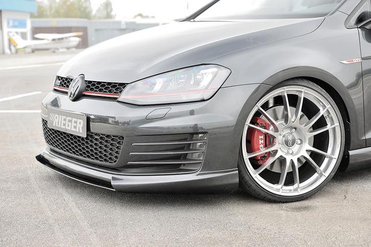 Rieger spoilerlip | VW Golf 7 VII GTI/ GTD 2013-2017 | ABS, Auto-onderdelen, Carrosserie en Plaatwerk, Nieuw, Volkswagen, Verzenden