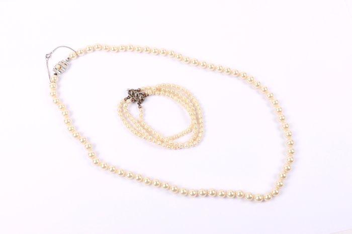 Zonder Minimumprijs - 2-delige sieradenset Zilver -, Sieraden, Tassen en Uiterlijk, Antieke sieraden