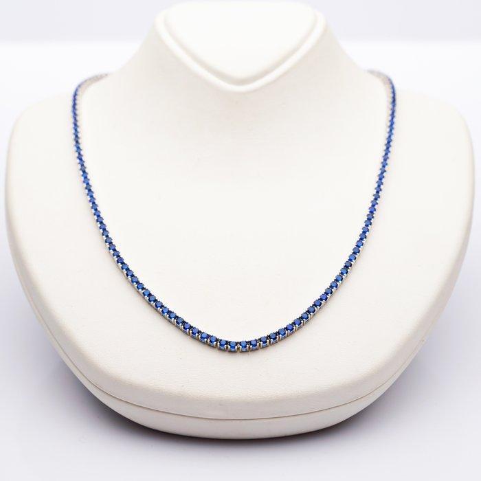 Zonder Minimumprijs - Halsketting Zilver - 12.00ct. tw., Sieraden, Tassen en Uiterlijk, Kettingen