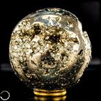 Grote natuurlijke gouden pyriet Bol/ Druse- 2412.21 g, Verzamelen