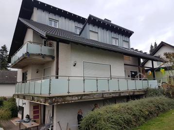 Balkonreling Roestvrij Staal Veiligheidsglas Balkon Railing beschikbaar voor biedingen
