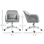 TRUUSK Massage Bureaustoel Met Lendenkussen 55 Cm X 65 Cm X, Huis en Inrichting, Bureaustoelen, Verzenden, Nieuw
