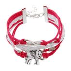 Fako Bijoux® - Multi Armband - Infinity Tekst Love Olifant -, Verzenden, Nieuw