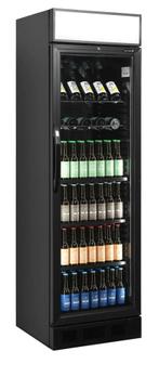 TEFCOLD CEV425CP BLACK – Zwarte Flessenkoeler met Verlichte, Nieuw in verpakking, Koelen en Vriezen