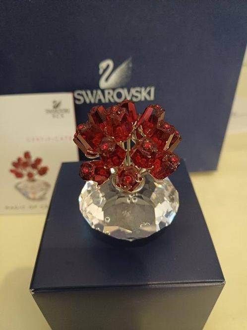 Swarovski - Beeldje - Vase of Roses 283394 - Box +, Antiek en Kunst, Curiosa en Brocante