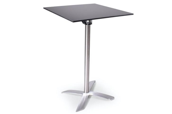 Statafel Helsinki | 70x70cm | opklapbaar, Tuin en Terras, Tuintafels, Nieuw, Kunststof, Vierkant, Ophalen of Verzenden