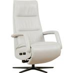 Leren elektrisch relaxfauteuil Calm - Toledo Purewhite, Huis en Inrichting, Fauteuils, Bohemian, Industrieel, Modern, Scandinavisch