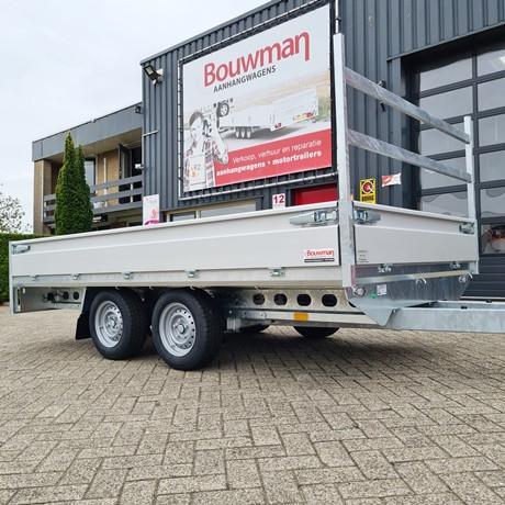Henra 351x185cm 2700kg plateauwagen, Auto diversen, Aanhangers en Bagagewagens, Ophalen of Verzenden