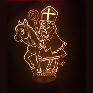 3D LED LAMP - Sinterklaas beschikbaar voor biedingen