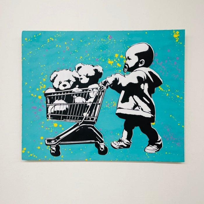 Sinao - BORN TO SHOP [100% handmade], Antiek en Kunst, Kunst | Schilderijen | Modern