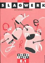 Slagwerk Taal antwoordenboek E1 groep 7, Boeken, Verzenden, Nieuw