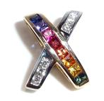 Hanger - 14 karaat Witgoud - 0.64ct. tw. Diamant