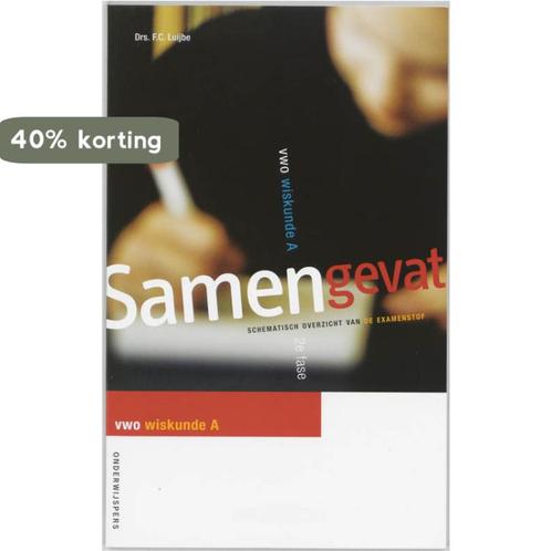 Samengevat vwo wiskunde a 9789006071474 F.C. Luijbe, Boeken, Schoolboeken, Gelezen, Verzenden