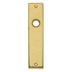 Intersteel Kortschild rechthoekig blind messing gelakt, Verzenden, Nieuw