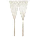 Katoen Macrame Gordijn 140x240 | OP = OP 55%, Ophalen of Verzenden, Nieuw, 100 tot 150 cm, 200 cm of meer