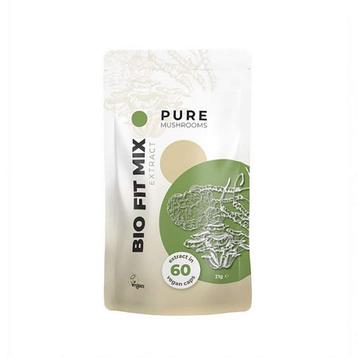 Pure Mushrooms Pure Fit Mix paddenstoelen Bio – 60 capsules beschikbaar voor biedingen