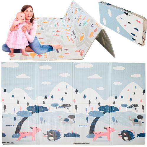Ikonka Dubbelzijdig Speelkleed / Speelmat van Schuim -, Kinderen en Baby's, Speelgoed | Babyspeelgoed, Ophalen of Verzenden