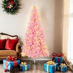 vidaXL Kerstboom met 300 LED met standaard Roze 180 cm PVC, Verzenden, Nieuw