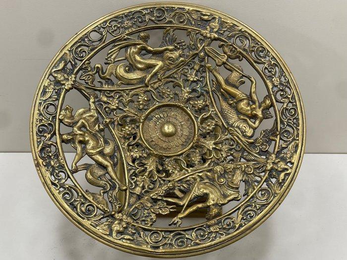 Decoratief ornament - Frankrijk - Mythologische koperen, Antiek en Kunst, Antiek | Overige Antiek