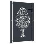 Poort Antraciet 105x155cm | Retourdeal | Topkwaliteit!, Met poort, Nieuw, Ophalen of Verzenden, Tuinhek