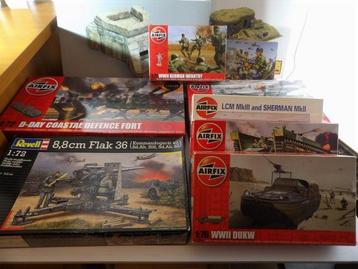 Airfix, Italeri, Revell - Diorama 10x Modelbouw Dozen - beschikbaar voor biedingen