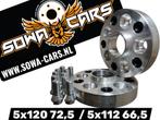 Adapters / Steekadapters 5x120 (72,5) naar 5x112 (66,5) 20mm, Verzenden