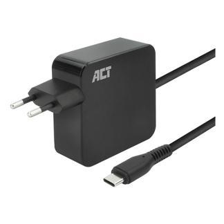 Laptop oplader | ACT | 65W (USB C, 2m, Power Delivery), Computers en Software, Laptop-opladers, Nieuw, Verzenden