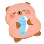 4 Capibara notitieboekjes met plakrand, Verzenden, Nieuw, Feestartikel, Verjaardag