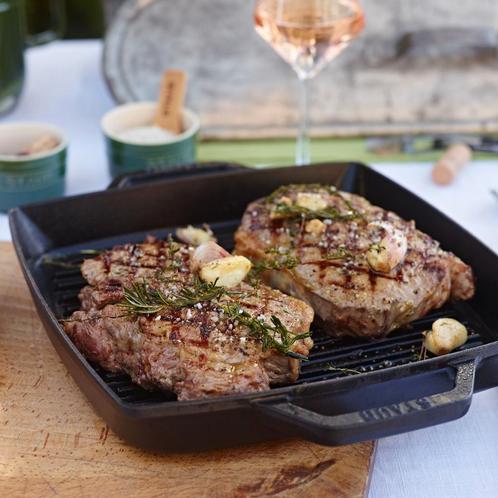 GGM Gastro | STAUB | GRILL PANS - Grillpan - 280x280mm - |, Huis en Inrichting, Keuken | Potten en Pannen, Verzenden