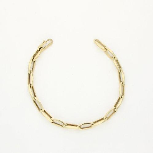 Schakelarmband - 14 karaat Geel goud, Sieraden, Tassen en Uiterlijk, Antieke sieraden
