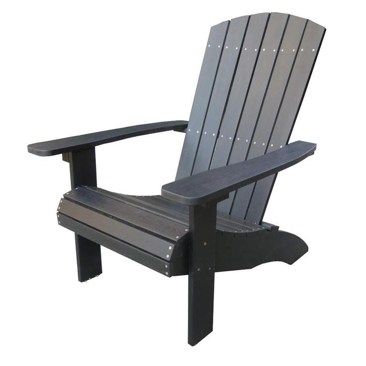 Onderhoudsvrije loungestoel - Belize - Zwart, Tuin en Terras, Tuinsets en Loungesets, Loungeset, Stoel, Nieuw, Kunststof, Verzenden