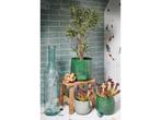 Mica Decorations Benson Bloempot - H32 x Ø37 cm - Metaal -, Verzenden, Nieuw