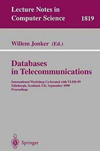 Databases in Telecommunications : International. Jonker,, Boeken, Overige Boeken, Zo goed als nieuw, Verzenden