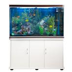 Aquarium 300 L Wit starterset inclusief meubel - Zwart grind, Verzenden, Nieuw