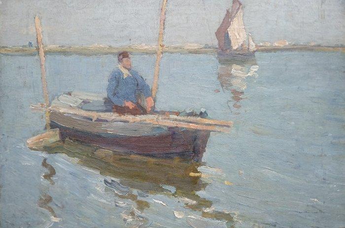 Maurice Seghers (1883-1959) - Molen in de duinen //, Antiek en Kunst, Kunst | Schilderijen | Klassiek