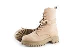 DSTRCT Veterboots in maat 38 Beige | 10% extra korting, Kleding | Dames, Schoenen, Verzenden, Beige, Overige typen, DSTRCT