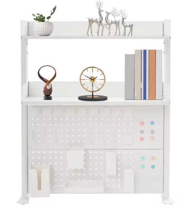 3-laags Bureau Organizer – Pegboard Klemrek met Planken 95 c, Huis en Inrichting, Kasten | Boekenkasten, Nieuw, Verzenden