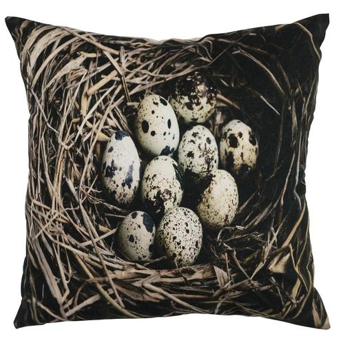 canvas kussen eieren in nest 50x50cm, Huis en Inrichting, Woonaccessoires | Overige, Verzenden
