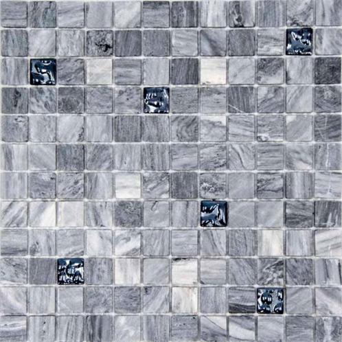 Mozaiek tegel grijs 31.6x31.6 cm, Doe-het-zelf en Verbouw, Tegels, Nieuw, 10 m² of meer, Ophalen of Verzenden