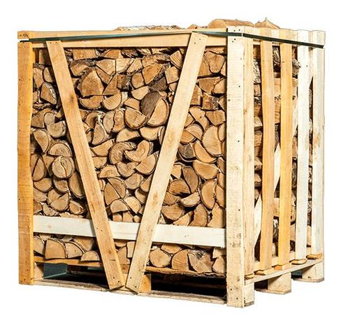 Halve pallet ovengedroogd eiken haardhout, Tuin en Terras, Haardhout, Blokken, Minder dan 3 m³, Ophalen of Verzenden