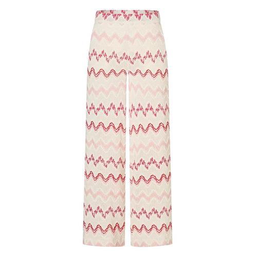 MAC • gehaakte Palazzo pantalon roze • 36, Kleding | Dames, Broeken en Pantalons, Beige, Nieuw, Maat 36 (S), Verzenden