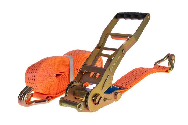 Sjorband 5 Ton 6 Meter Met Ratel - Spanband - Transportband, Auto diversen, Auto-accessoires, Nieuw, Ophalen of Verzenden