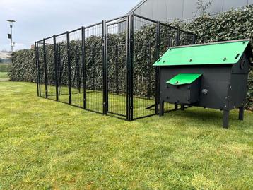 Grote kippenren 350 x 180 cm. past op Pluverdi kippenhokken beschikbaar voor biedingen